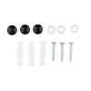 Toilettenpapierhalter 17 x 5 x 9 cm schwarz