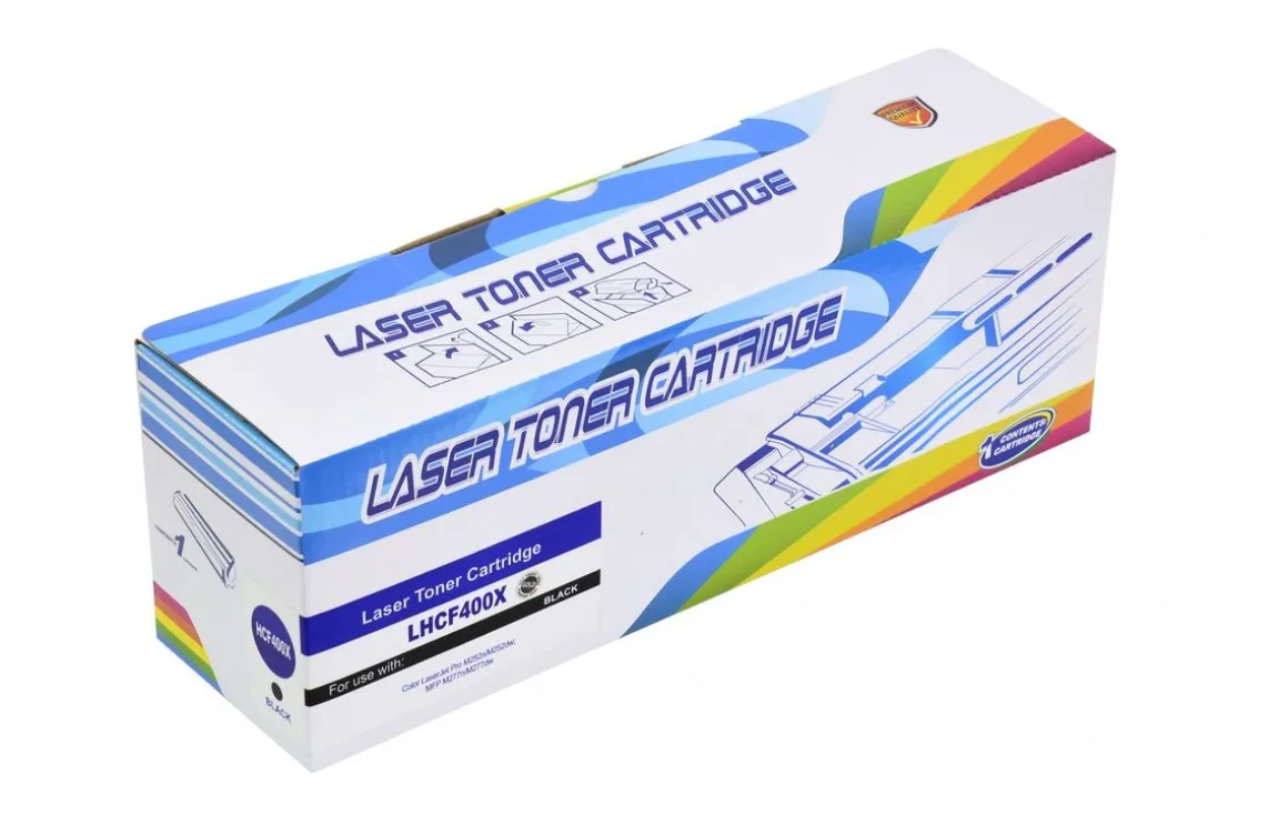 Toner schwarz kompatibel mit HP CF400X