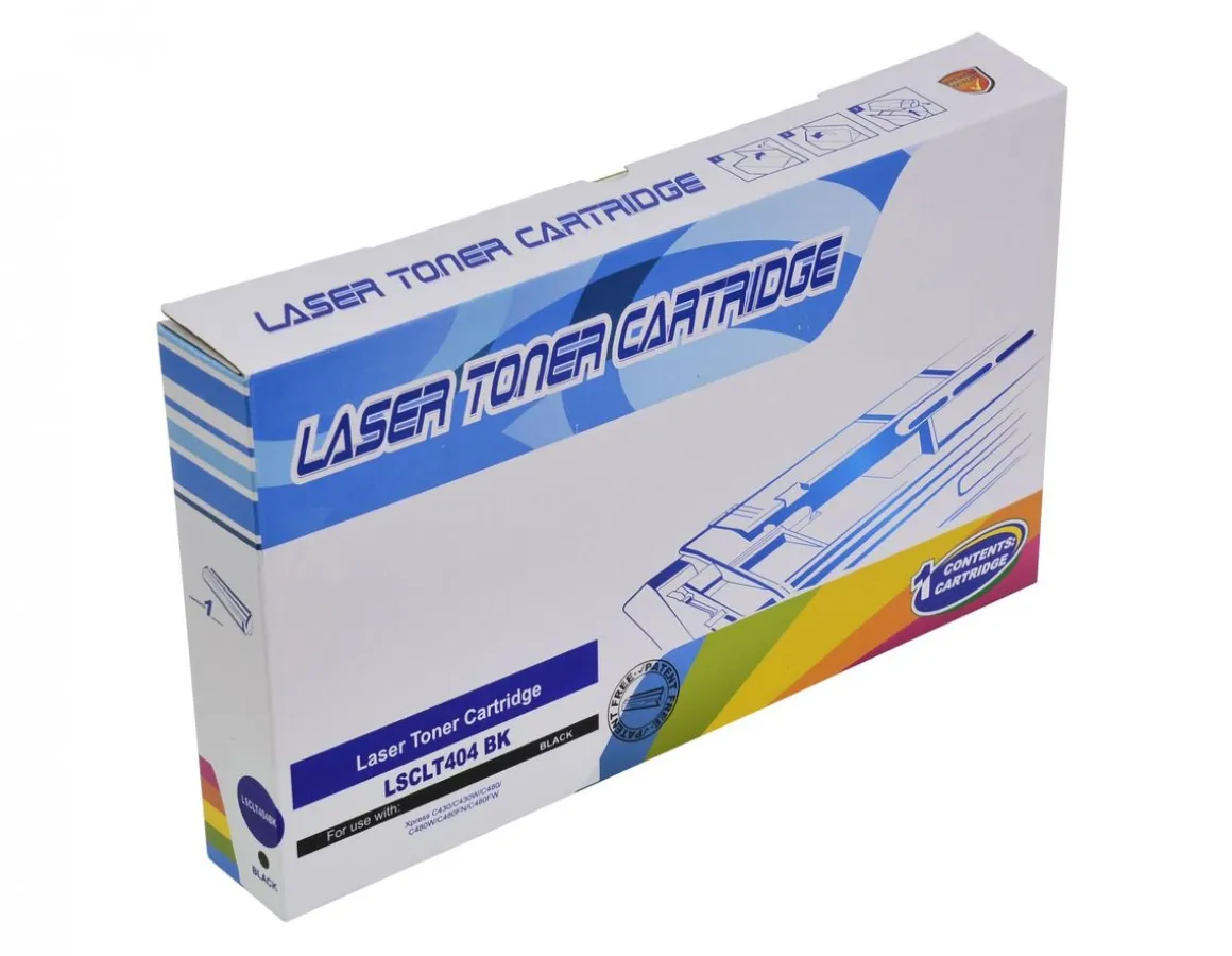 Toner schwarz kompatibel mit Samsung CLT404BK / C404BK
