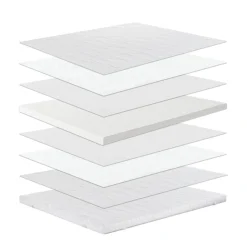 Topper Matratzenauflage Allergiker doppelseitig 140 x 200 cm