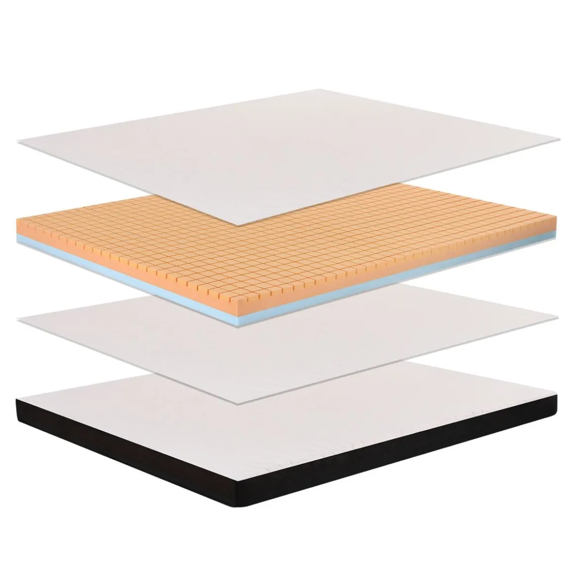 Topper Matratzenauflage Gel Memory doppelseitig 90 x 200 cm