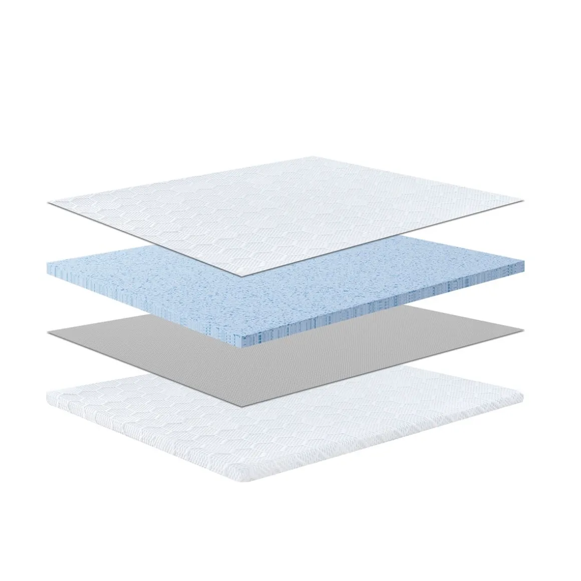 Topper Matratzenauflage Gel Memory 200 x 200 cm