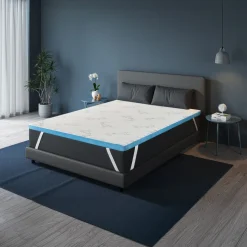 Topper Matratzenauflage Kaltschaumkern doppelseitig 180 x 200 cm