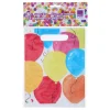 Tragtasche Ballone 23 x 16 cm 6er Set bunt
