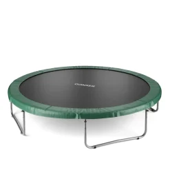 Trampolin 400 cm inkl. Sicherheitsnetz grün