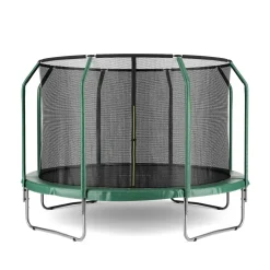 Trampolin 400 cm inkl. Sicherheitsnetz grün