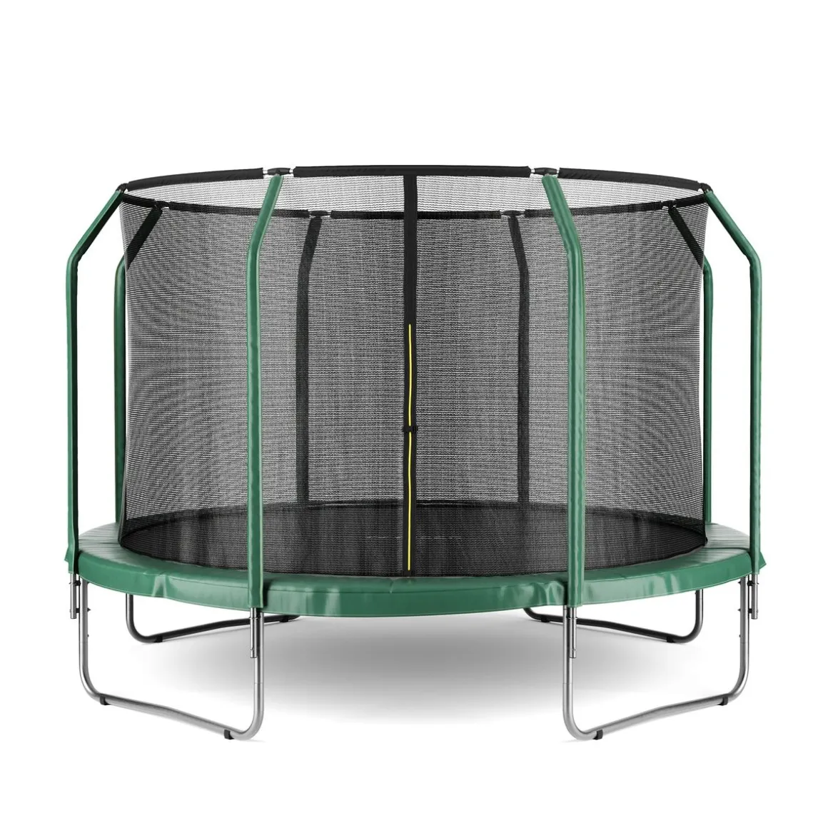 Trampolin 400 cm inkl. Sicherheitsnetz grün
