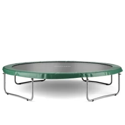 Trampolin 400 cm inkl. Sicherheitsnetz grün