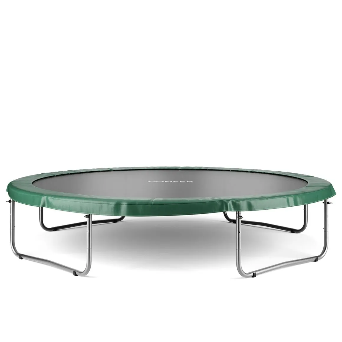 Trampolin 400 cm inkl. Sicherheitsnetz grün