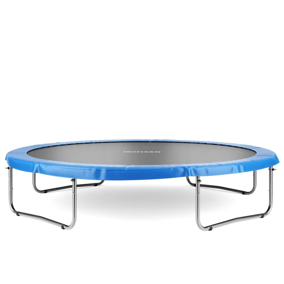Trampolin 400 cm inkl. Sicherheitsnetz blau