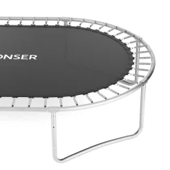 Trampolin oval 213 x 305 cm inkl. Sicherheitsnetz