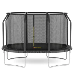 Trampolin oval 244 x 366 cm inkl. Sicherheitsnetz
