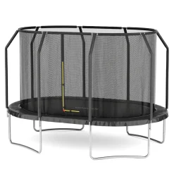 Trampolin oval 244 x 366 cm inkl. Sicherheitsnetz