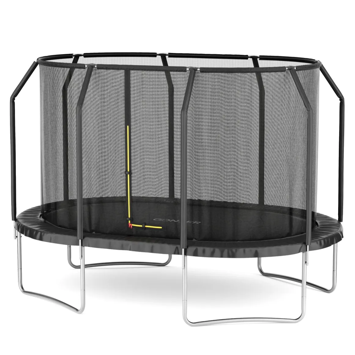 Trampolin oval 244 x 366 cm inkl. Sicherheitsnetz