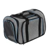Transportbox für Haustiere erweiterbar 45 x 28 x 28 cm grau