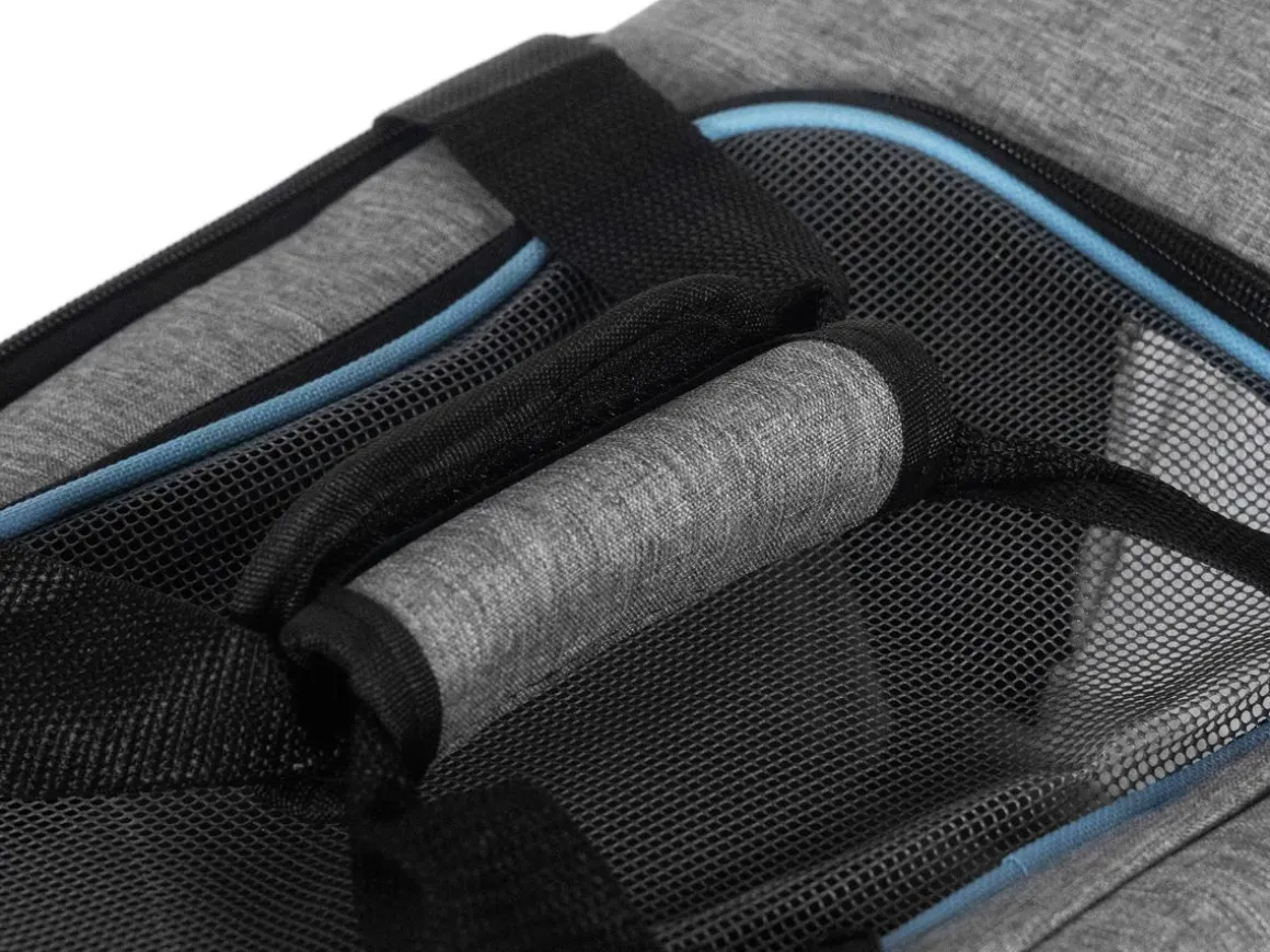Transportbox für Haustiere erweiterbar 45 x 28 x 28 cm grau