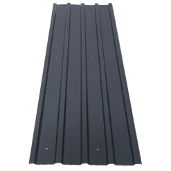 Trapezblech anthrazit 12er Set 129 x 45 cm