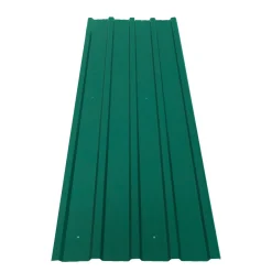 Trapezblech grün 12er Set 129 x 45 cm