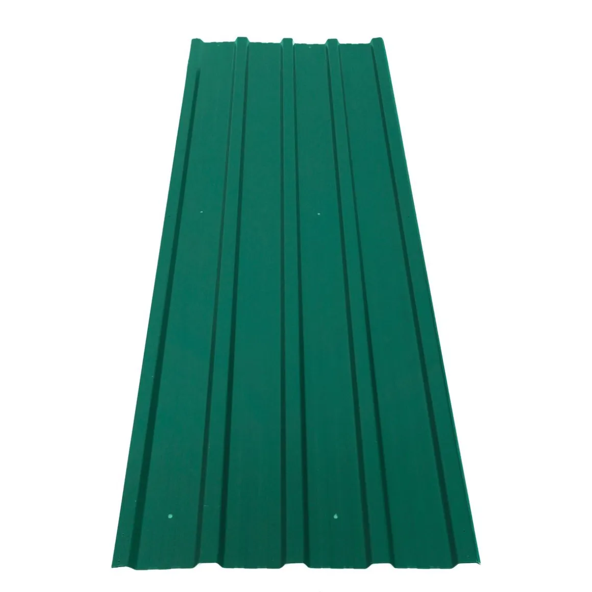 Trapezblech grün 12er Set 129 x 45 cm