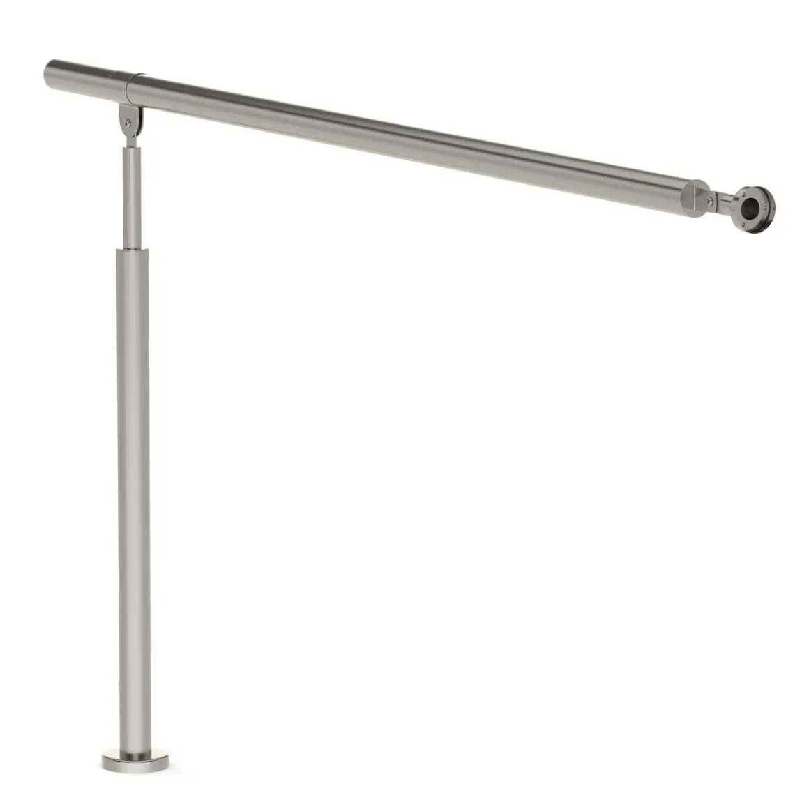 Treppengeländer Handlauf Edelstahl 150 x 90 cm