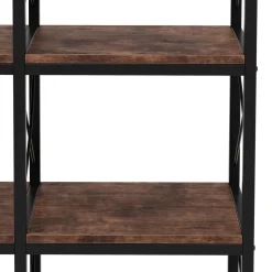 Treppenregal Raumteiler Vintage BONITA 9 Fächer 116 x 132 cm