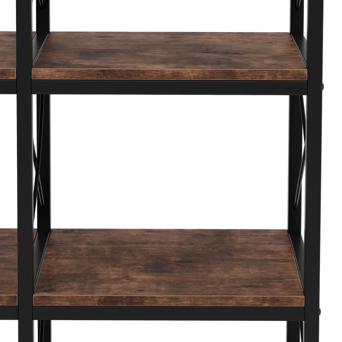 Treppenregal Raumteiler Vintage BONITA 9 Fächer 116 x 132 cm