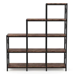 Treppenregal Raumteiler Vintage BONITA 9 Fächer 116 x 132 cm