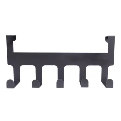 Türgarderobe Eisen 5 Haken 34 x 14 cm schwarz