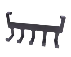 Türgarderobe Eisen 5 Haken 34 x 14 cm schwarz