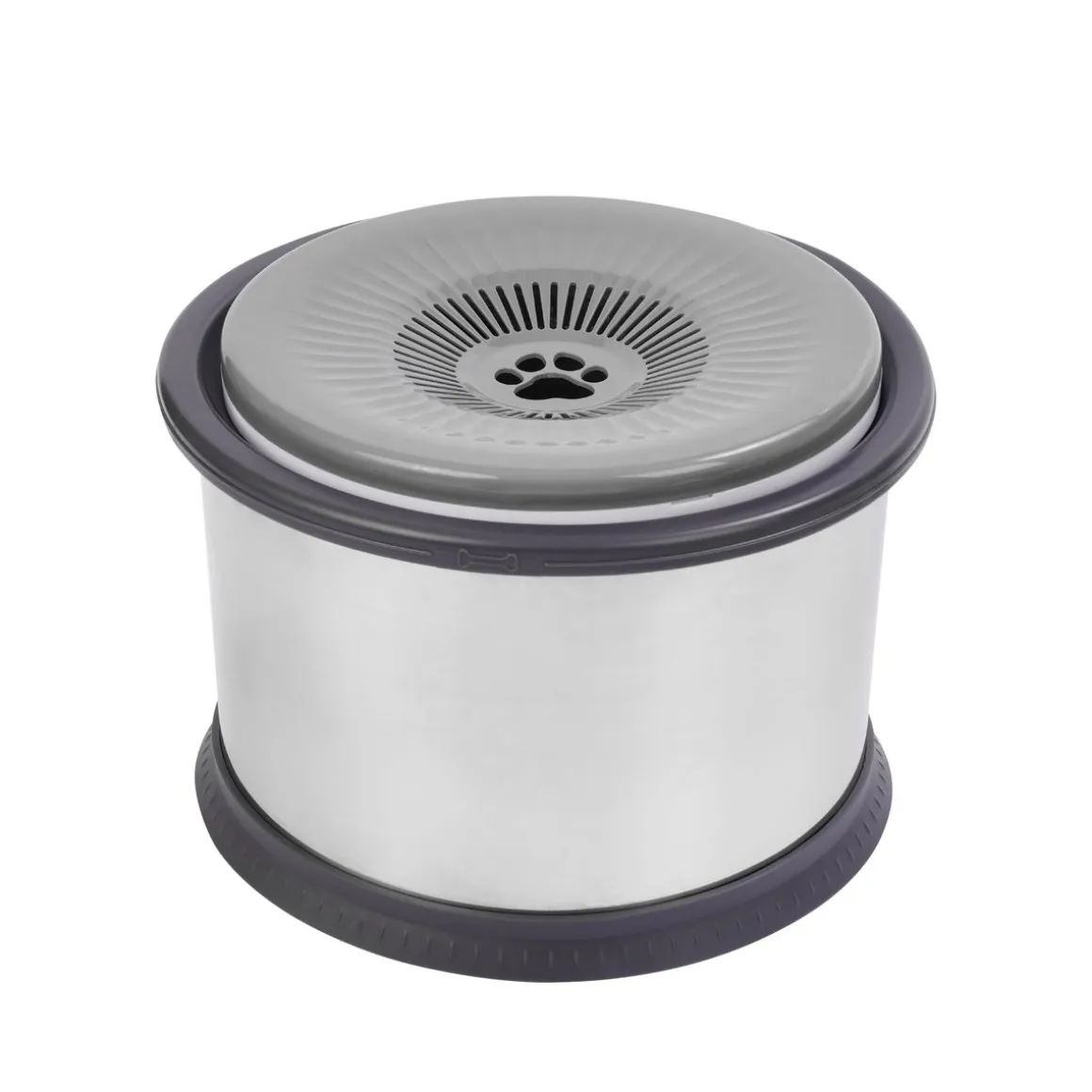 Trinkbrunnen Edelstahl 3.5L grau