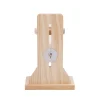Trinkflasche 125 ml mit Holzständer natur/transparent