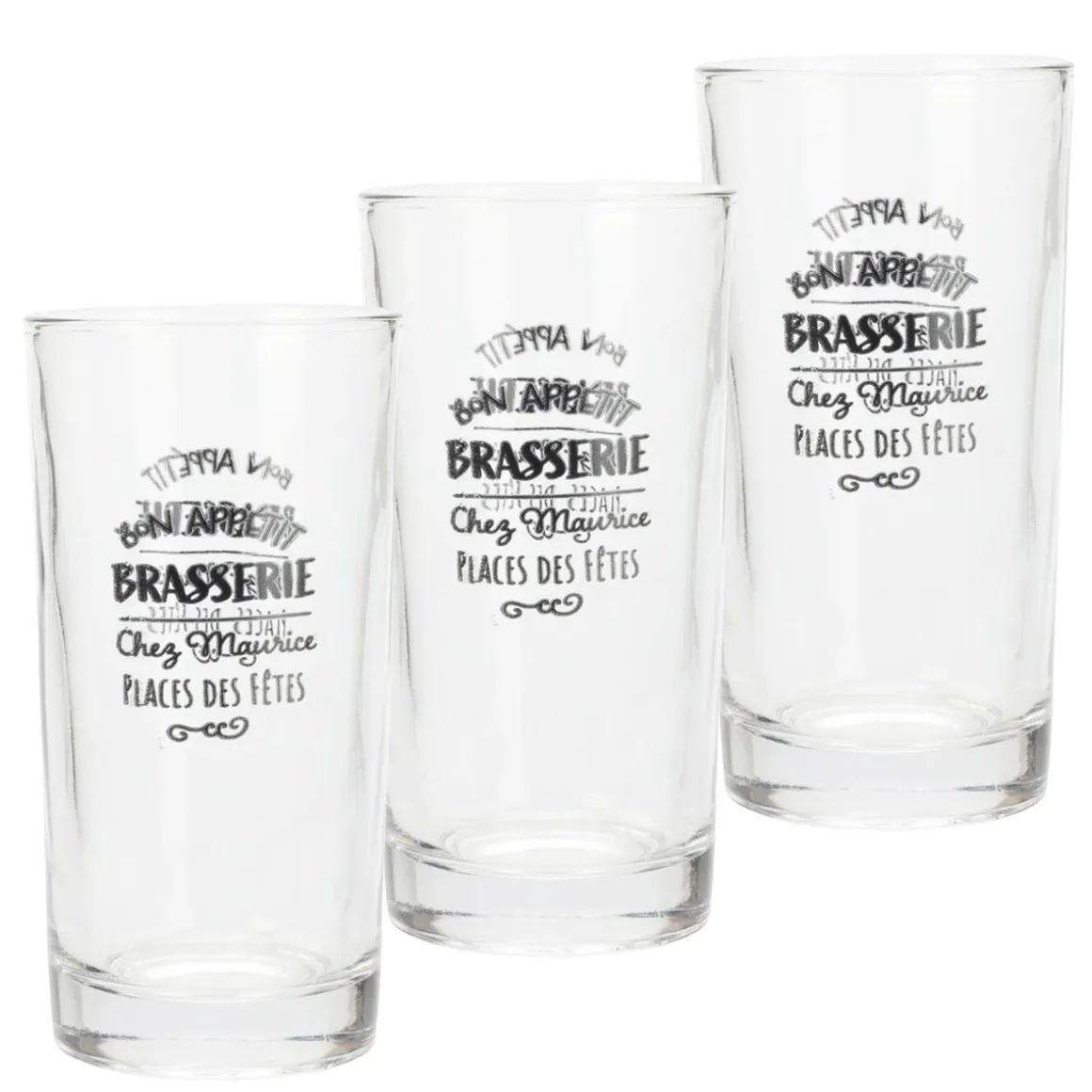 Trinkglas 3er Set 295 ml 4-teilig