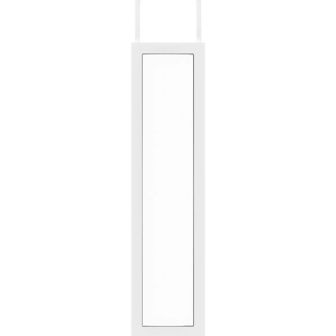 Türspiegel 30 x 120 cm weiss