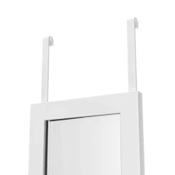 Türspiegel 30 x 120 cm weiss