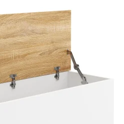 Truhe ARLES 100 x 40 x 47 cm weiss