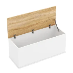 Truhe ARLES 100 x 40 x 47 cm weiss