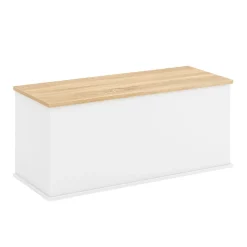 Truhe ARLES 100 x 40 x 47 cm weiss