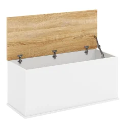 Truhe ARLES 100 x 40 x 47 cm weiss
