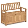 Truhenbank Holz ROSALIA 120 cm natur