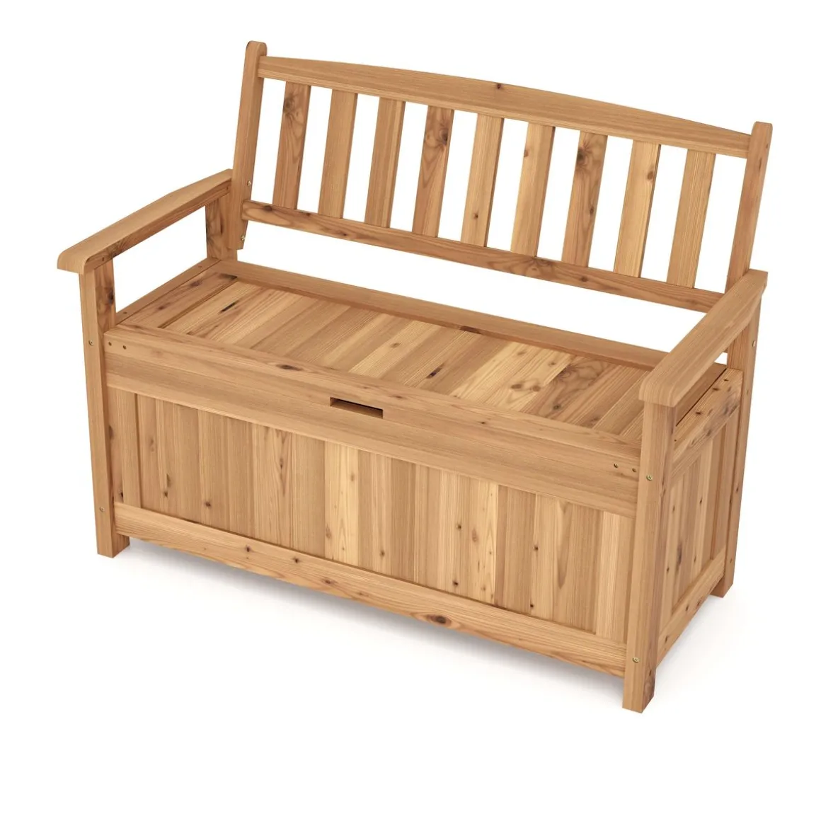 Truhenbank Holz ROSALIA 120 cm natur
