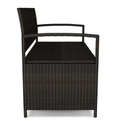 Truhenbank Rattan SUNNY 118 cm braun