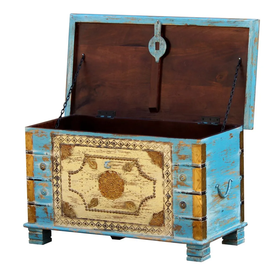 Truhe Vintage WOODY 85 x 50 x 45 cm