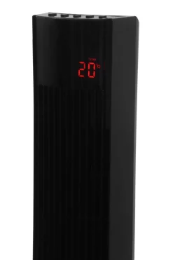 Turmventilator 117 cm schwarz