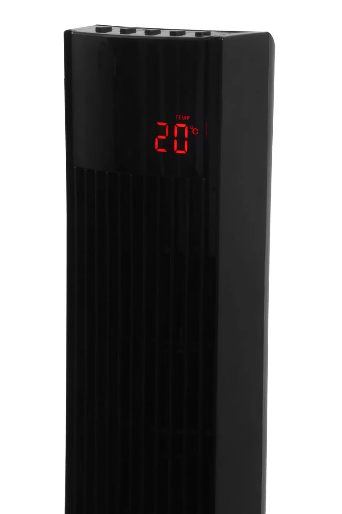 Turmventilator 117 cm schwarz