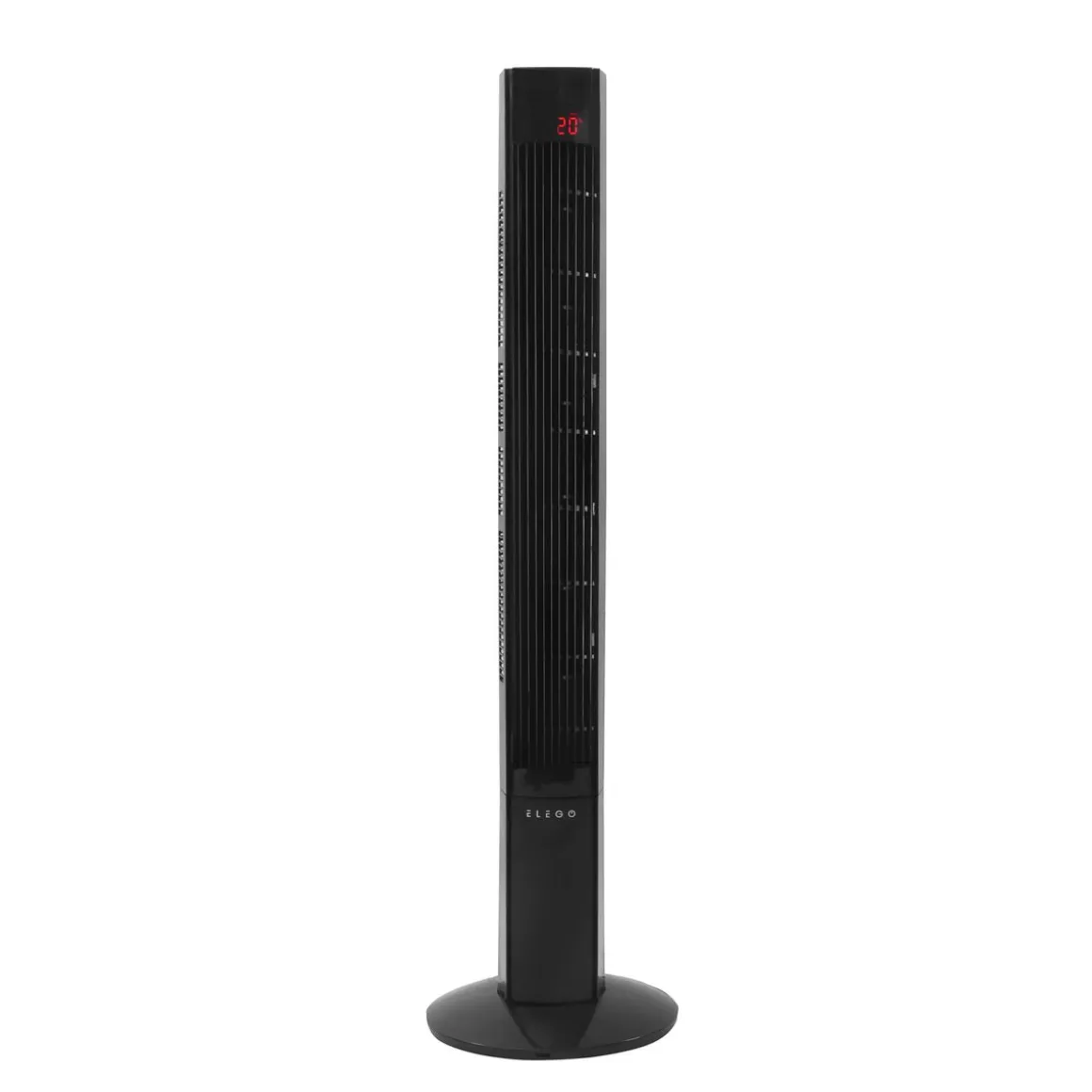 Turmventilator 117 cm schwarz