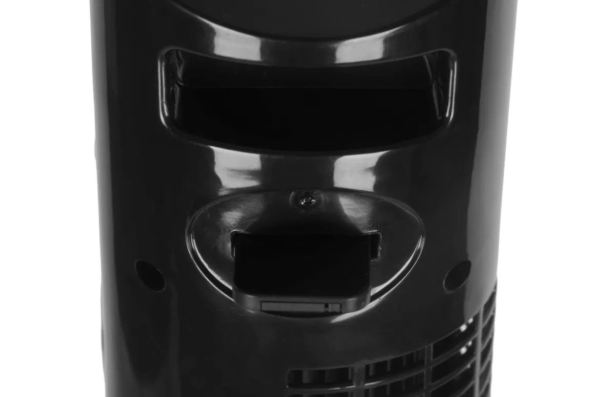 Turmventilator 117 cm schwarz