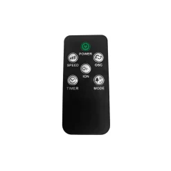 Turmventilator mit Touchscreen 123 cm schwarz