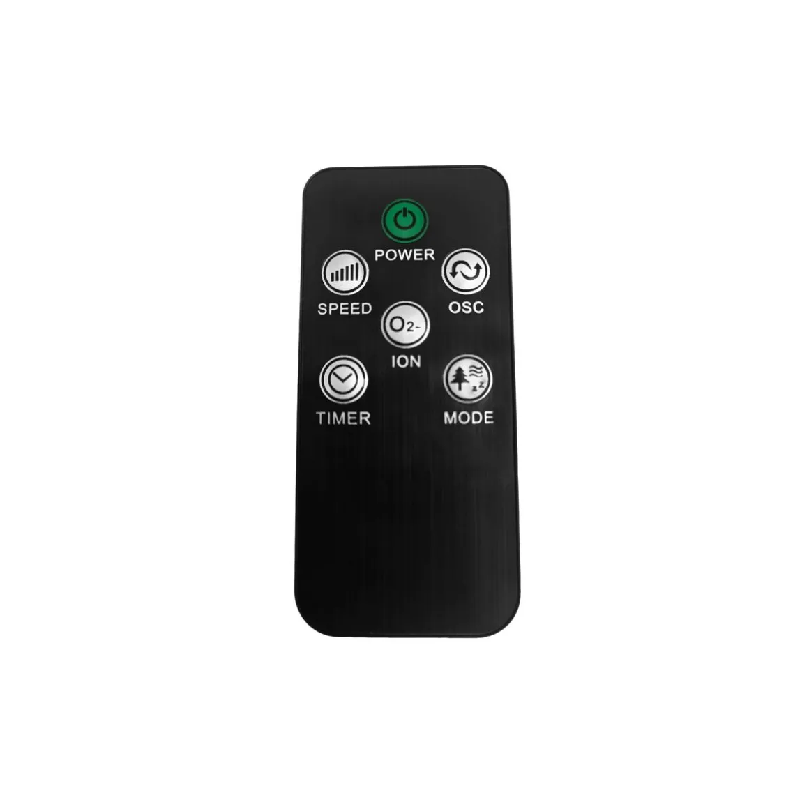 Turmventilator mit Touchscreen 123 cm schwarz