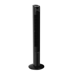 Turmventilator mit Touchscreen 123 cm schwarz
