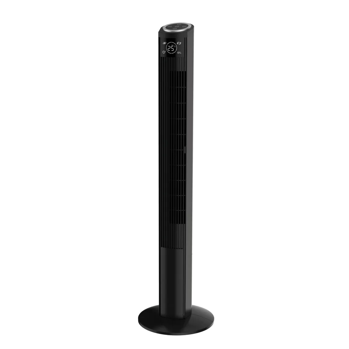 Turmventilator mit Touchscreen 123 cm schwarz